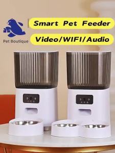 Automatic Cat Feeder Camera 5L Auto feeder Smart Remote Cat Feeder Dog Feeder Feeder