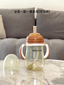 Naitinger Baby Straw Bottle 6 Months 1 One 2 to 3 Children over 10 years old drink milk from a leak-proof training cup