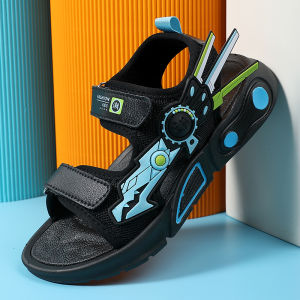 Sandal kasut lelaki dan perempuan kasut musim panas gaya baru untuk lelaki dan remaja kasut pantai sukan untuk kanak-kanak bersaiz sederhana dan besar.