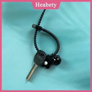 Heabety Ngọt Ngào Kẹo Màu Hoa Chuông Keychain Silica Gel Hoa Keyring Cho Cô Gái Túi Mặt Dây Chuyền Ba Lô Trang Trí