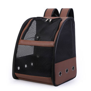 [HETELI] Pet Backpack Transparent Cat And DogFashion Backpack Cat Bag Leisure Outing Bag Shoulder Clearance Sale