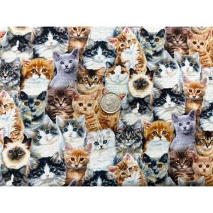 ผ้าเมตร ผ้าคอตต้อน ผ้าคอตต้อนลายแมว ผ้าคอตต้อนลายการ์ตูน ผ้าคอตต้อนญี่ปุ่น ผ้าลาย หน้ากว้าง 45 นิ้ว