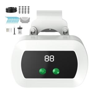 ง่ายที่จะเซ็ทเครื่องตั้งเวลารดน้ำต้นไม้ DIY สำหรับการชลประทานสนามหญ้าและสวนที่มีประสิทธิภาพปลายหยดกลางแจ้งระบบให้น้ำแบบหยดในร่ม