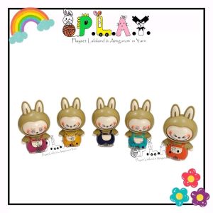 PLAY Labubu Change Face Keychain Labubu Kid Fun Change Face Toy