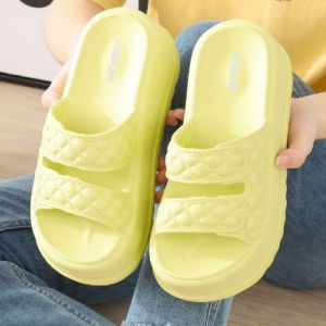 Sandal Selop Wedges Fashion Wanita Strap Tali 2 Tinggi 7 CM Bahan EVA  6018-1