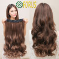 Tóc giả kẹp dải xoăn 50cm F701B 😍FREESHIP😍 kẹp phím nửa đầu, tóc giả nữ, kẹp tóc giả nữ, kẹp tóc nữ, độn tóc giả nữ. 