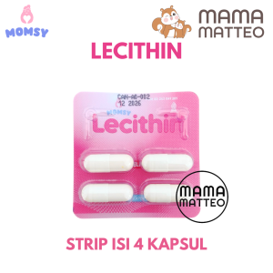 MOMSY Lecithin Ultralec Soy 12 Kapsul Strip / Kapsul Melancarkan Sumbatan ASI
