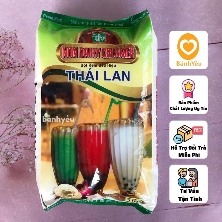 Bột kem béo Thái Lan 1kg - hiệu 3 ly trà sữa