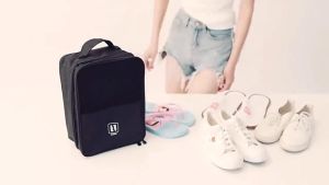 ABC Maison Portable Travel Shoe Storage Bag Travel Shoe Organizer Waterproof Shoe Storage Pouch