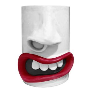 MMLUCK Handmade Funny Face Tissue Holder Large Entrance Ornament Resin Nose Tissue Box High-quality Multi-functional Creativity Paper Dispenser Night Stand