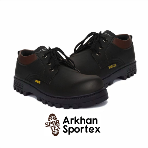 Sepatu Safety Pria Ujung Besi Type Pendek By Arkhan Sportex