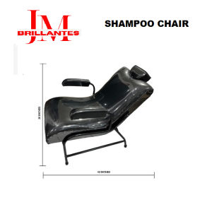 SHAMPOO CHAIR SALON AND SPA HAIR BED - BLACK/RED - PREMIUM PU LEATHER WITH FREE HEAD PILLOW DURABLE BUILT