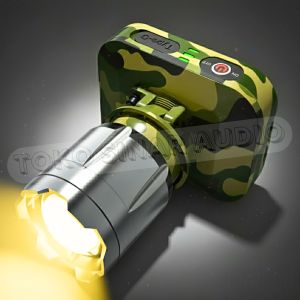 Tahan 36 Jam Senter Kepala Zoom Loreng 80 Watt AOKI 1500 Lumen Super Terang Headlamp Teleskop 6.000mah + Casan USB Headlamp Super Bright Tahan Lama AK-3652K / AK-3651A