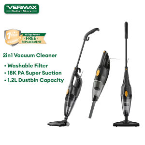 Vermax Vacuum Cleaner for Home 18000Pa Strong 2IN1 Portable Vacuum Handheld Corded Floor Cleaning