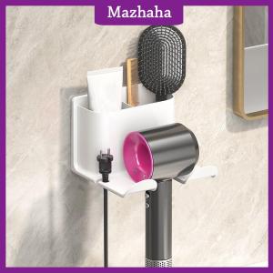 Mazhaha New Máy Sấy Tóc Chủ tóc ép tóc đứng móng tay miễn phí kệ cho tường phòng tắm lưu trữ giá kệ phụ kiện phòng tắm