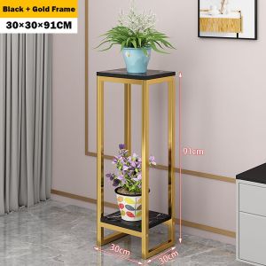 Nordic flower rack living room indoor bonsai multi-layer balcony simple iron flower rack decoration green ivy storage flower pot rack