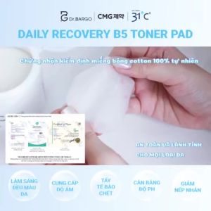 Toner Pad B5 Dr.Bargo Hanmi Hàn Quốc Tẩy Tế Bào Tăng Sinh Collagen Săn Chắc Da Cấp ẩm sâu 140ml - SAMRUBY