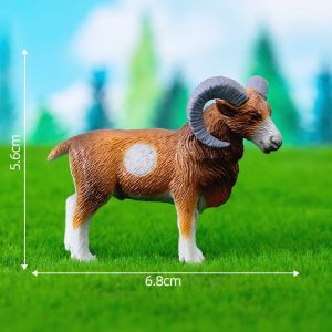 JIYAN2866 Resin Animals Statue DIY Animals Model Miniature Figurines Cute Microlandscape Mini Animals Figurine