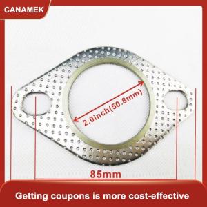【CANAMEK】 1PC phổ xả mặt bích Gasket nhiệt độ cao gia cố xe niêm phong pad cho rò rỉ bảo vệ hệ thống ống xả