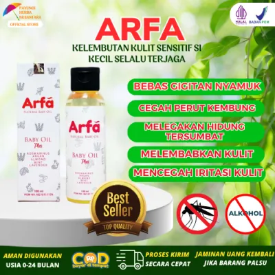 Arfa Baby Oil Minyak Telon Original 100 ML - Mencegah dari gigitan nyamuk - menghangatkan kulit - mencegah hidung tersumbat - melembabkan kulit - mencegah iritasi kulit