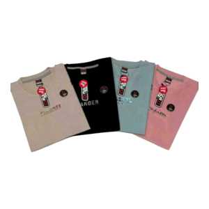 Set 100 Ribu Kaos Cowok Desain Grafis/Logo Sporty Round Neck T-Shirt - Ukuran Int:2XL