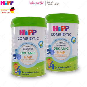 [HSD: 28/01/2027] Combo 2 Hộp Sữa Bột HiPP Organic Combiotic Số 4 Hộp 800g Cho Bé Từ 3 Tuổi