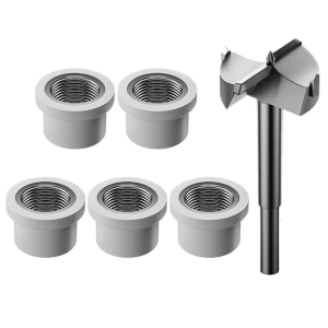 6Pcs Thiết Lập Hiệu Quả dụng cụ sửa chữa 26.5Mm mũi khoan Chủ Đề Bộ phụ kiện Cho 1/2Inch ống nước Và ống PVC Chủ Đề Sửa Chữa