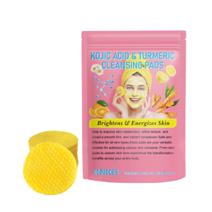 【Special Discount】Eelhoe Kojic Acid Turmeric Cleansing Pads Gentle Exfoliating Without Irritation Facial Sponges Daily Skin Care 40pieces