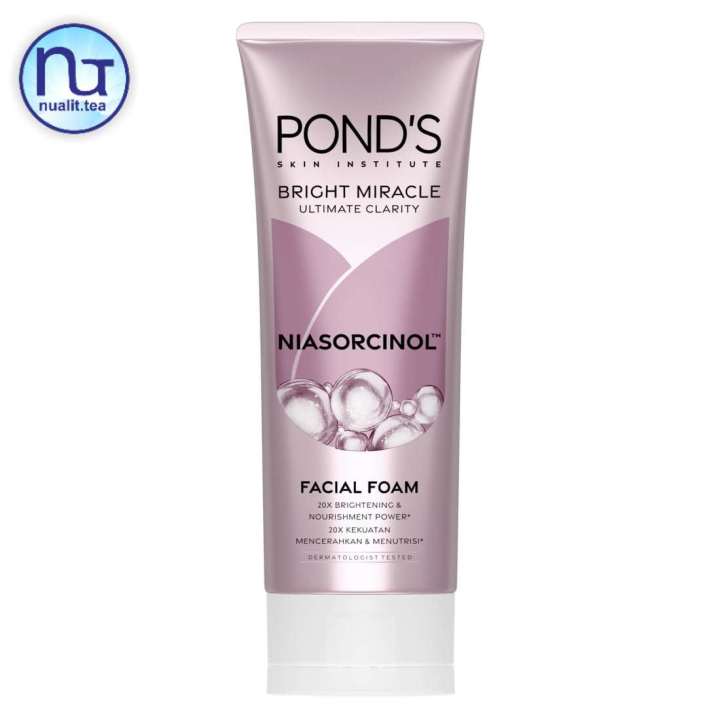 Pond's Bright Miracle Ultimate Clarity Niasorcinol Facial Foam 100gr - 20x kekuatan mencerahkan & menutrisi