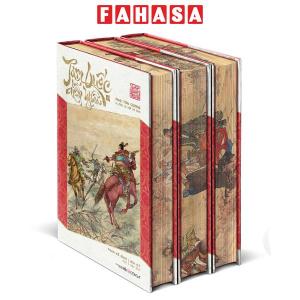 Fahasa - Sách - Tam Quốc Diễn Nghĩa Bìa Cứng - La Quán Trung - Tặng Kèm BĐ in màu thời Tam Quốc (3 cuốn)