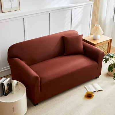 Sarung Sofa atau Cover Sofa Seater 1/2/3/4 Elastic sofa Cushion Protector Covers bercorak motif termurah Elastis Streachable Cover Sofa ( Bonus 1 Sarung Bantal dan Stickfoam ) Pelindung Penutup Sofa Lembut Anti-Selip & Stretch Elastic