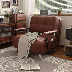 Ghế+Giường Sofa Ngồi Ngủ Thư Giãn Đọc Sách Phòng Khách Phòng Ngủ Da Chống Xước Dễ Lau Chùi