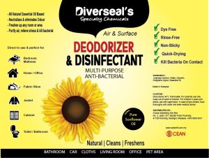 Disinfectant Liquid Spray Multipurpose Disinfectant Surface cleaner Deodorizer 500ml (Lavender/Sunflower) Serbaguna Wangi Pewangi Rumah