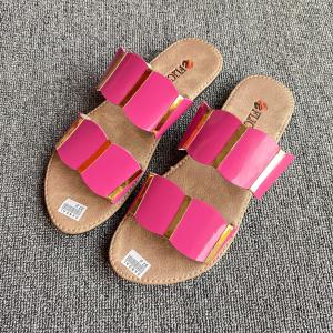 Sandal Selop Wanita Glosy Casual Formal Non Slip Sandal Teplek Ala Korea