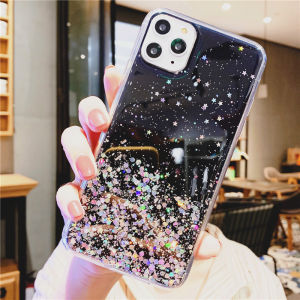 GFAITH เคสโทรศัพท์ OPPO Reno 2F Reno 2Z 2 Z 10X ซูม Bling CLEAR สีดำสีเขียวสีชมพู Star Space Reno2F TPU นุ่มกรณี