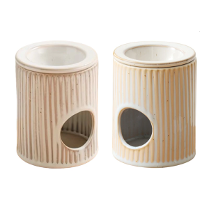 Gốm sứ thanh lịch chia dầu Tart Burners nước hoa khuếch tán aromatherapies tinh dầu ấm tealight chủ