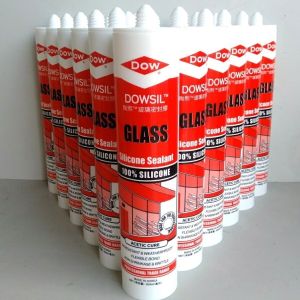 Lem kaca Silicon dowseal Acetic (Orange) asem AKRILIC
