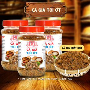 [Combo 3 hủ] Cá giã tỏi ớt Làng Chài Xưa 90g/hủ loại đặc biệt ăn liền chuẩn vị xưa đậm đà