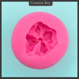 [Creative] 1Pc Beautiful Flower Mould DIY Plaster Resin Art Soft Silicone Fondant Chocolate Mold Soap Cake Decoration Baking Tool