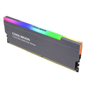 COOLMOON CR-D134S RAM Heat Spreader Addressable RGB Memory Cooler for Desktop PC