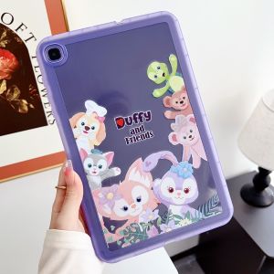Cute Tablet shell For Samsung Galaxy Tab A9 8.7 inch 2023 SM-X110 SM-X115 Cute Cartoon anime patterns Silicone Four corners thickened anti-fall  Tab A 9 a9 8.7 Protective case
