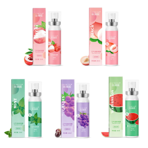 20ml Mouth Spray for Bad Breath Mint Peach Breath Freshener Lasting Fresh Breath Oral Spray Portable
