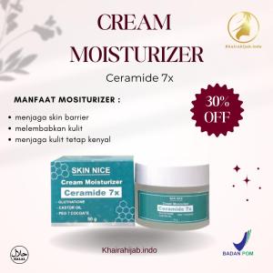 Moisturizer Gel Ceramide 7X 30gr - Krim Kulit Kering dan Sensitif Melembabkan Kulit Wajah BPOM viral