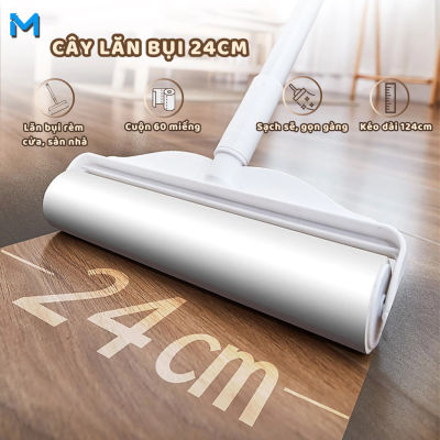 Cây Lăn Bụi Sàn Nhà 24cm-124cm Dụng Cụ Lau Sàn/ Mành Rèm Siêu Tiện Dụng