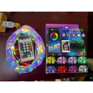 Dây đèn led 20m10m đèn fairy light giọt lệ chống nước cảm biến theo âm thanhđa màu. 2026