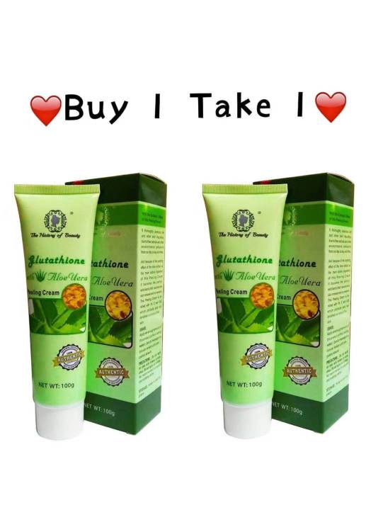 ( Buy 1 Take 1 ) Glutathione With Aloe Vera Magic Peeling Cream 100g |  Lazada PH