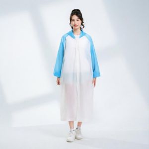 EVA Raincoat Waterproof Raincoat Outdoor Hiking Portable Adult Poncho Raincoat Emergency Anti-Rain Coat New Fashion Colorful Choice