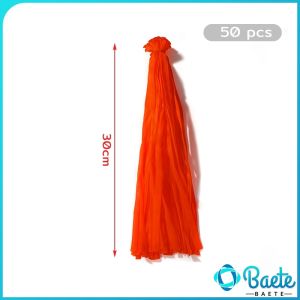 Baete 50pcs Mesh Storage Bag Egg Packaging Bags Reusable Net Bag Storage Fruits Seafood