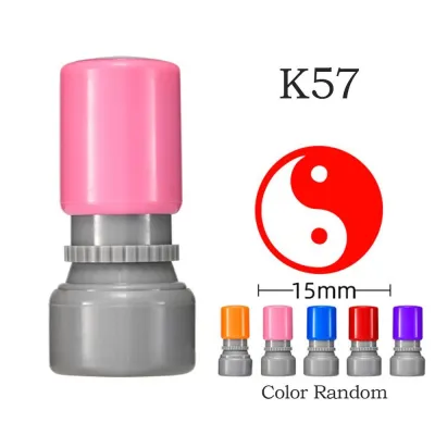 ZEFUVA Shell Color Random Golfer Gift Quick-dry Golf Ball Stamper Mark Seal Golf Accessories Golf Stamp Marker