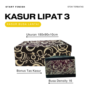 KASUR LIPAT 3 PATAH 180 x 90 x 10 cm FREE TAS / KASUR BUSA / KASUR LIPET / KASUR LIPAT BUSA / KASUR TRAVEL